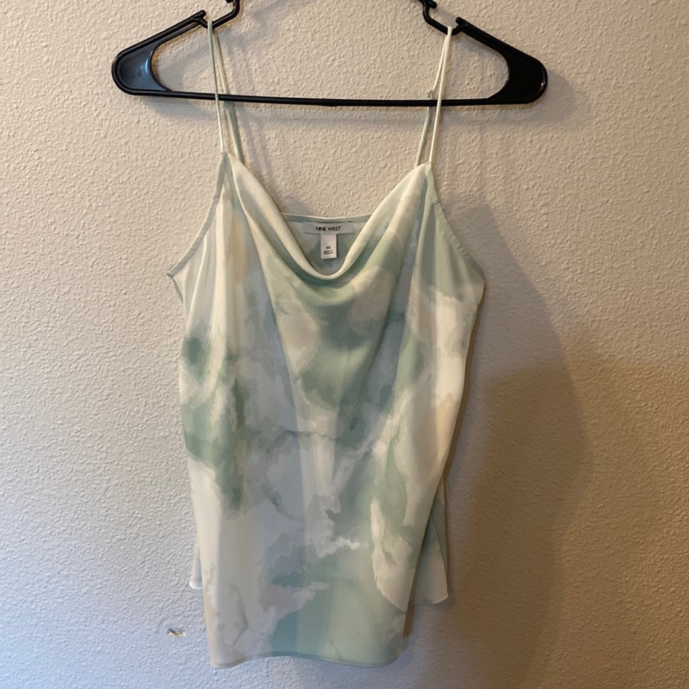 Nine West marbled tank top size XS